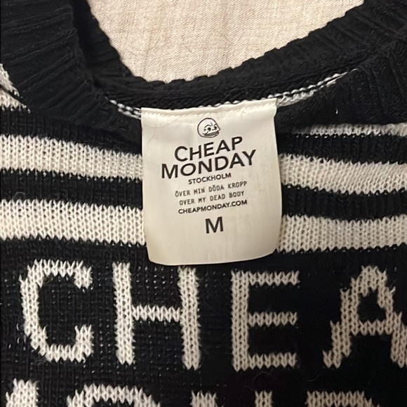 Cheap Monday Knit Logo Sweater - Picture 5 of 5